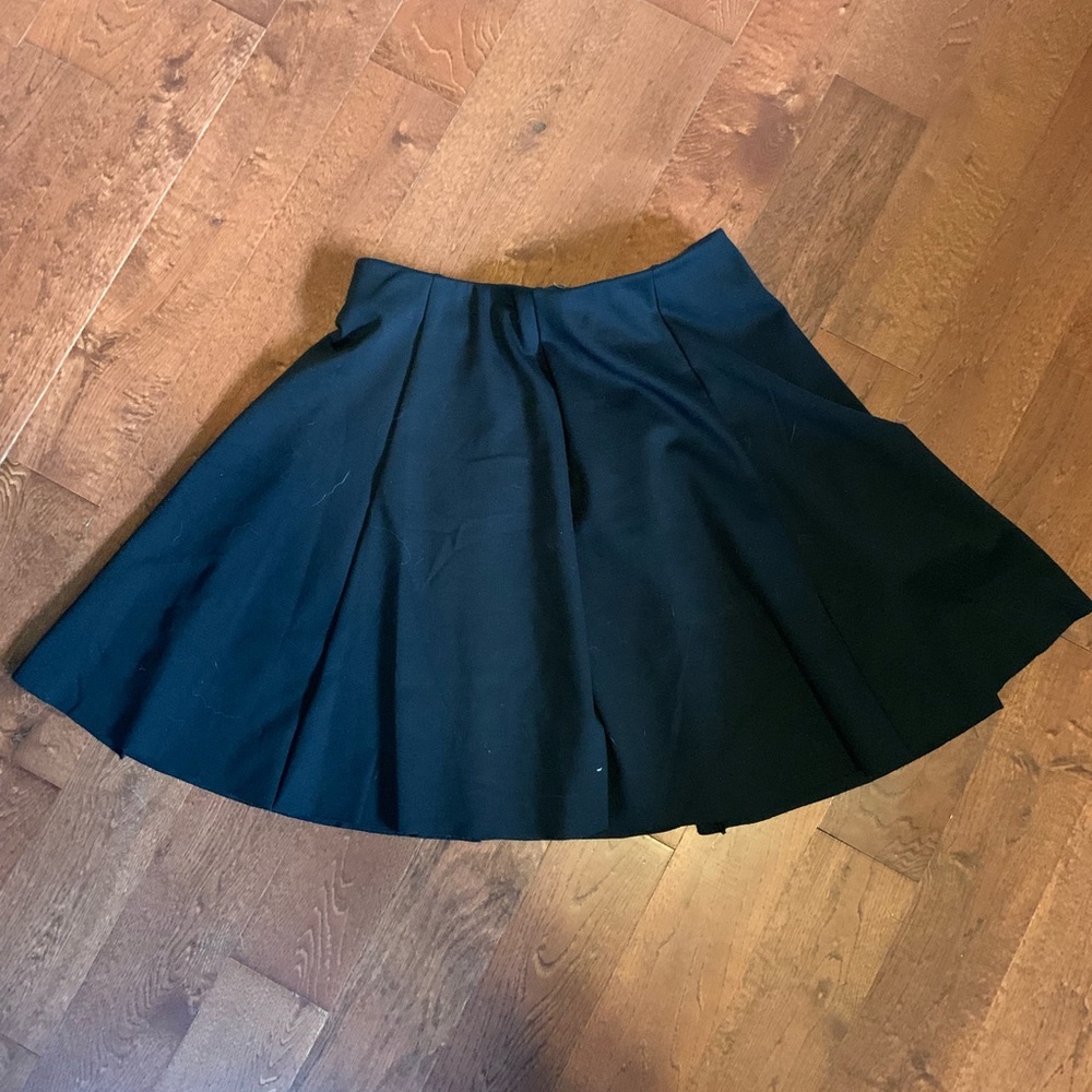 Black skater skirt